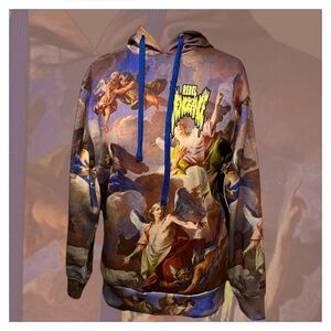 Rebel Vengeance Angels Multi Color Men’s Hoodie Size Medium New With Tags
